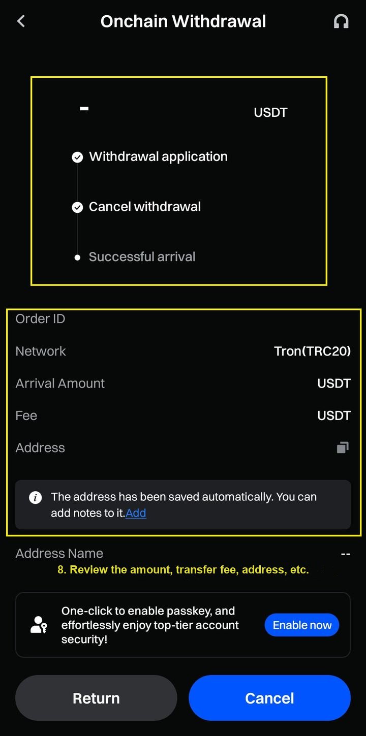 Gate.io - Final Withdrawal Info